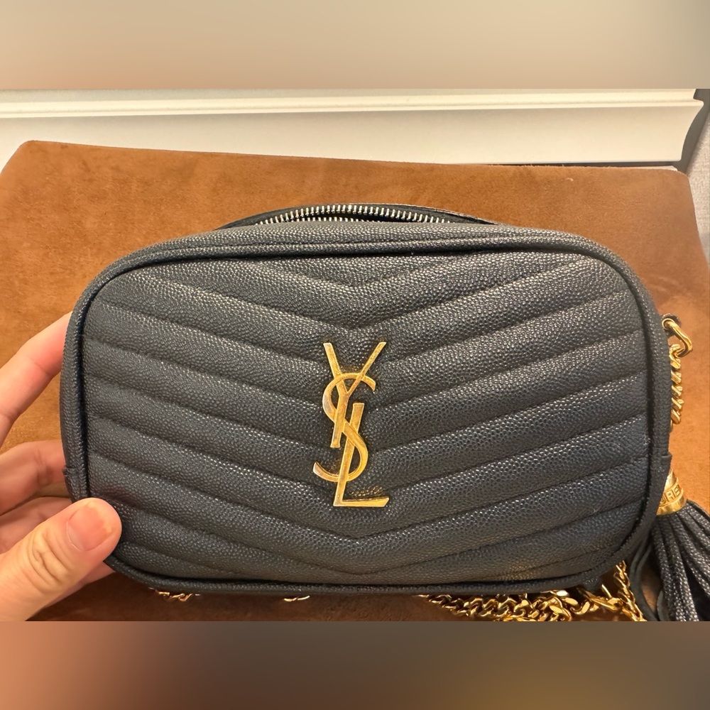 Used authentic YSL cross body bag.